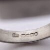 David Scott-Walker, purple paste 'goldstone' set silver ring, Sheffield 2002 (Ref S+426) - Image 6