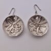 Rosa Taikon, rare pair of silver earrings, Stockholm, Sweden, 1972 (Ref S+449) SOLD