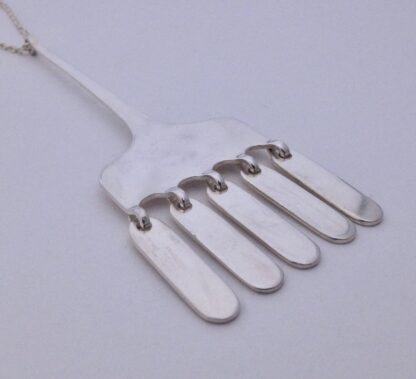 Mema, silver pendant on chain, Sweden, 1971 (Ref S+445) SOLD - Image 2