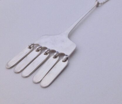 Mema, silver pendant on chain, Sweden, 1971 (Ref S+445) SOLD - Image 3