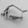 Gudmund Elvestad for J. Tostrup, openwork modernist abstract silver brooch, Norway, circa 1965 (Ref S+458) SOLD - Image 2