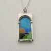 BB (maker not known), cloisonné enamel and silver pendant, London, circa 1975 (Ref S+471HH) SOLD
