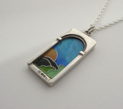 BB (maker not known), cloisonné enamel and silver pendant, London, circa 1975 (Ref S+471HH) SOLD - Image 2