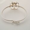 Kultaseppa Salovaara, four stone set silver bangle, Finland, circa 1975 (Ref S+466) SOLD - Image 5