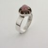 Kultaseppa Salovaara, rhodochrosite set silver ring, Finland, 1973 (Ref S+479) SOLD - Image 3