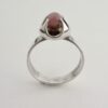 Kultaseppa Salovaara, rhodochrosite set silver ring, Finland, 1973 (Ref S+479) SOLD - Image 4