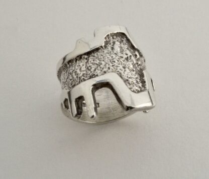 Andrew Swingler (possibly), silver ring, Birmingham 1975 (Ref S+475) SOLD - Image 2