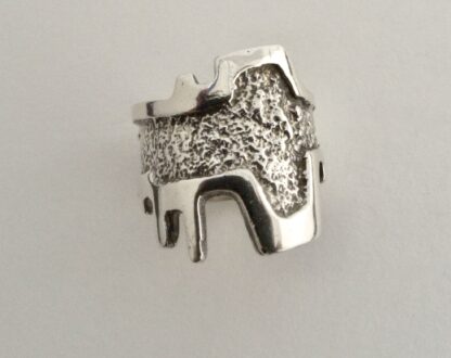 Andrew Swingler (possibly), silver ring, Birmingham 1975 (Ref S+475) SOLD