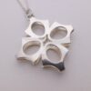 Kultaseppa Salovaara, silver pendant on chain, Finland, circa 1975 (Ref S+455)