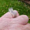 Wally Morgan (Designs) Ltd, silver ring, London 1970 (S+484) SOLD - Image 9