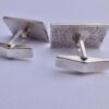 David Lawrence Silverware, pair of silver and enamel cufflinks, Birmingham 1964 (Ref S+489) - Image 10