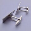 David Lawrence Silverware, pair of silver and enamel cufflinks, Birmingham 1964 (Ref S+489) - Image 11