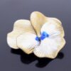 Eigel Jensen for Anton MIchelsen, silver and enamel pansy brooch, Denmark, 1967 London import marks (Ref S+500) SOLD - Image 2