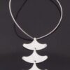 Alton, silver pendant and neck ring, Sweden, pendant 1971, neck ring 1973 (Ref S+520) SOLD