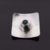 Sigurd Persson (attributed) for Atelier Stigbert, chalcedony set silver brooch, Sweden, 1956 (Ref S+517K) SOLD