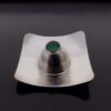 Sigurd Persson (attributed) for Atelier Stigbert, chalcedony set silver brooch, Sweden, 1956 (Ref S+517K) SOLD - Image 2