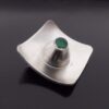 Sigurd Persson (attributed) for Atelier Stigbert, chalcedony set silver brooch, Sweden, 1956 (Ref S+517K) SOLD - Image 3