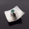 Sigurd Persson (attributed) for Atelier Stigbert, chalcedony set silver brooch, Sweden, 1956 (Ref S+517K) SOLD - Image 4