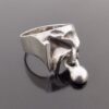 Björn Weckström for Lapponia, silver 'Aries' kinetic ring, Finland, 1975 (Ref S+506)