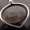 Elis Kauppi for Kupittaan Kulta, moss agate set silver pendant, Finland, 1976 London import marks (Ref S+511) SOLD - Image 4