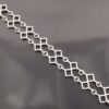 Jorma Laine, for Kultateollisuus Ky (attributed), silver two row 'Ruutu' bracelet, Finland, 1972 London import marks (Ref S+513) SOLD
