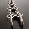 Jorma Laine, for Kultateollisuus Ky (attributed), silver two row 'Ruutu' bracelet, Finland, 1972 London import marks (Ref S+513) SOLD - Image 2