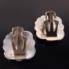 David-Andersen, pair of enamel and silver ear clips, Norway, circa 1970 (Ref S+531HH) - Image 4