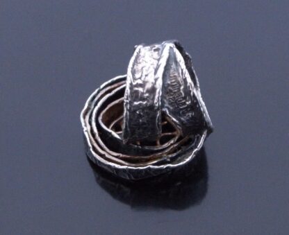 Iluminada Mendes, silver abstract ring, Portugal, circa 2000 (Ref S+546) - Image 7