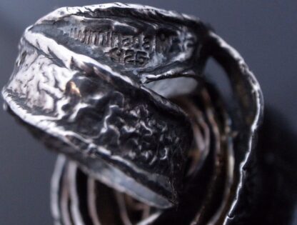 Iluminada Mendes, silver abstract ring, Portugal, circa 2000 (Ref S+546) - Image 9