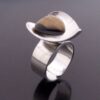 Peter von Post, tiger eye set silver heart ring, Sweden 1976 (Ref S+550) SOLD - Image 4