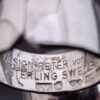 Peter von Post, tiger eye set silver heart ring, Sweden 1976 (Ref S+550) SOLD - Image 10