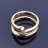 Regitze Overgaard for Georg Jensen, 18 carat white gold diamond set 'Magic' ring with an 18 carat yellow gold outer 'Magic' ring, 2007 (Ref S+557) SOLD - Image 6