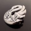 Ola Gorie, silver Celtic swan pendant brooch, Edinburgh 1995 (Ref S+577) SOLD - Image 3