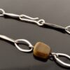 M. Olofsson, hardstone bead and silver necklace, Sweden, 1960 (Ref S+570) SOLD - Image 3