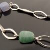 M. Olofsson, hardstone bead and silver necklace, Sweden, 1960 (Ref S+570) SOLD - Image 4