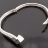 Larsson Smykkehandlere, silver hinged bangle, Denmark, circa 1985 (Ref S+579) - Image 6