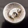 Hermann Siersbol, silver 'Aries the Ram' Zodiac ring, Denmark, circa 1970 (Ref S+582) SOLD