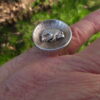 Hermann Siersbol, silver 'Aries the Ram' Zodiac ring, Denmark, circa 1970 (Ref S+582) SOLD - Image 8