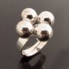 Bengt Hallberg, silver beads ring, Sweden, circa 1975 (Ref S+584) SOLD - Image 4