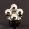 Bengt Hallberg, silver beads ring, Sweden, circa 1975 (Ref S+584) SOLD - Image 2