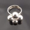 Bengt Hallberg, silver beads ring, Sweden, circa 1975 (Ref S+584) SOLD - Image 6