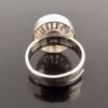 Bengt Hallberg, rock crystal set silver ring, Sweden, 1973 (Ref S+588) SOLD - Image 6