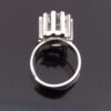 Bengt Hallberg, rock crystal set silver ring, Sweden, circa 1975 (Ref S+586) SOLD - Image 5