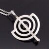 Willy Winnaess, 830 standard silver 'Planet' pendant on a chain, Norway, 1960s (Ref S+592HH) SOLD - Image 4