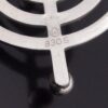 Willy Winnaess, 830 standard silver 'Planet' pendant on a chain, Norway, 1960s (Ref S+592HH) SOLD - Image 5