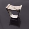 Knud V Andersen for Anton Michelsen, silver brutalist ring, Denmark, circa 1970 (Ref S+599) - Image 3