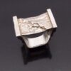 Knud V Andersen for Anton Michelsen, silver brutalist ring, Denmark, circa 1970 (Ref S+599) - Image 4
