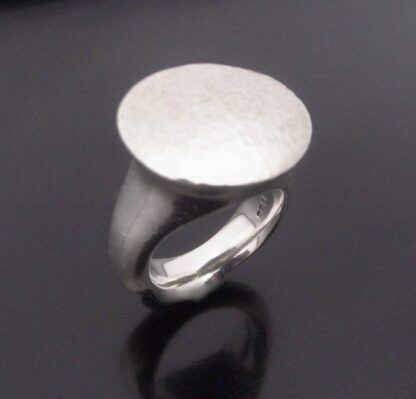 AHG (not known), heavy contemporary silver ring, Sheffield 2010 (Ref S+423) SOLD - Image 2