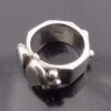 Michael Allen Bolton, silver heart ring, London 1994 (Ref S+623) SOLD - Image 6