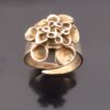 Hannu Ikonen for Valo-Koru, bronze reindeer moss ring, Finland (S+629) SOLD